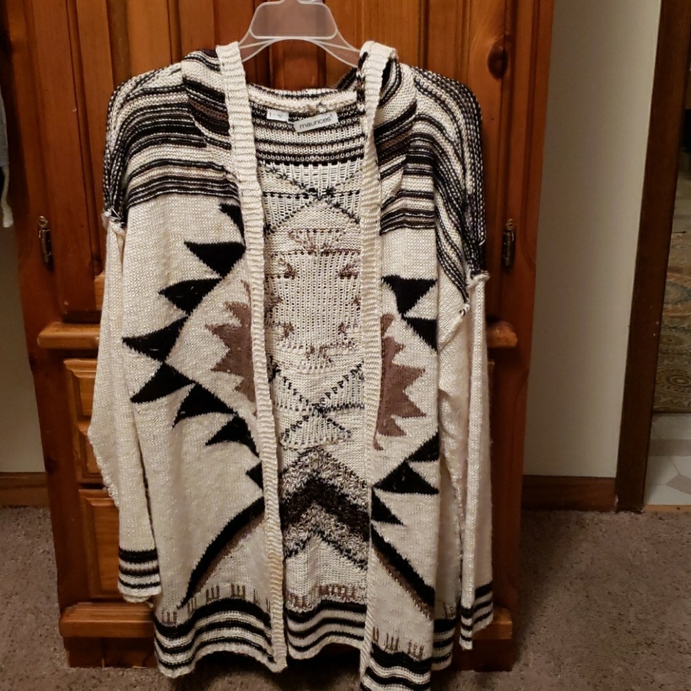 Maurices Hooded cardigan sweater